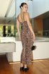 SPARKLY LONG LEOPARD DRESS